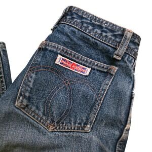 Vintage Mac Keen High Waisted Straight Leg Jeans Medium Wash Blue Denim 26 Waist